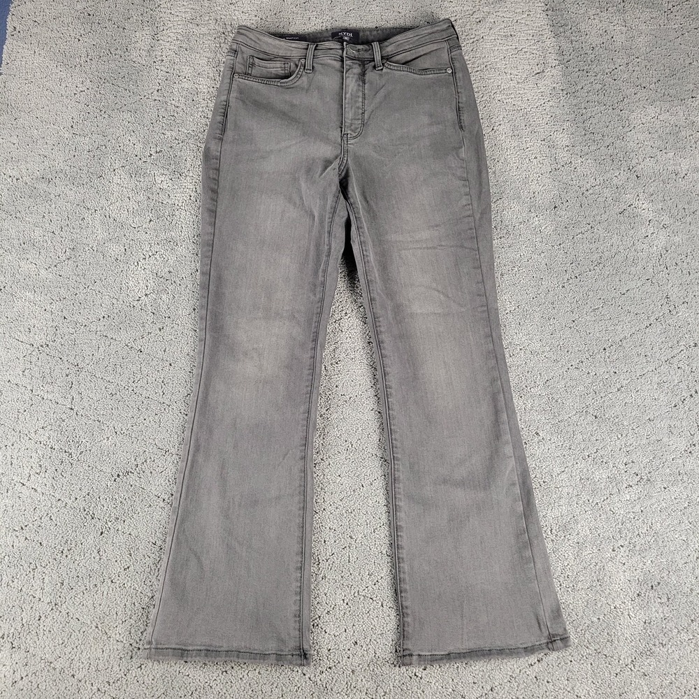 NYDJ Jeans Womens 6 Gray Slim Bootcut Lift Tuck Sure Stretch Denim Shaping